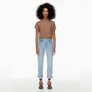 Aritzia Denim Forum The Boyfriend High Rise Loose 28l Size 27